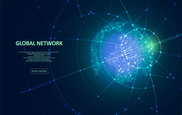 摘要全球技术背景。图片下载
