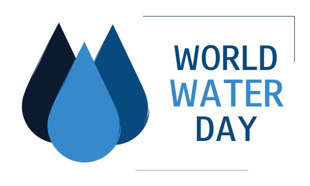 世界水日背景。3月22日。图片下载