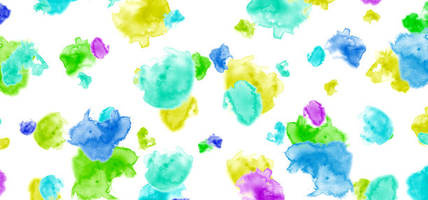 不规则水彩背景。抽象染色，多色水彩在白色背景图片下载