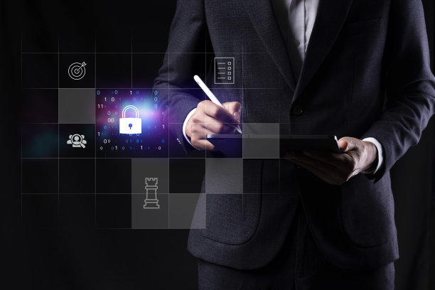 商人使用现代数字平板电脑图片下载