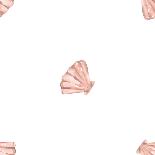 无缝水彩水下生活模式。无限的模式图片下载