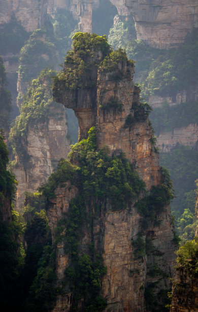 中国湖南省张家界的张家界国家森林公园图片下载