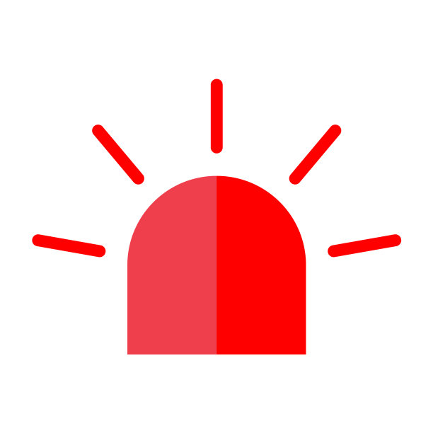 警笛、火警信号、危险灯光标志图片下载