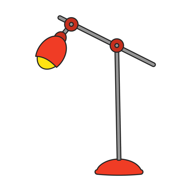 台灯图标颜色隔离图标上图片下载