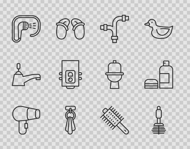 集行吹风机马桶刷行业图片下载