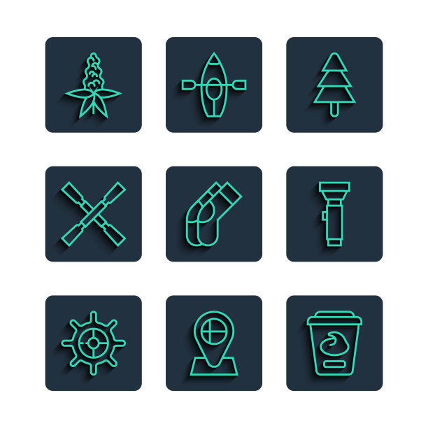 设置直线船舶方向盘位置标志图片下载