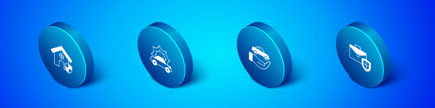 设置等距房屋与盾车保险图片下载