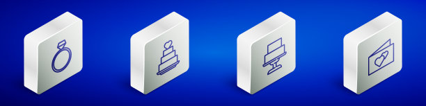 镶嵌等距直线钻石订婚戒指图片下载