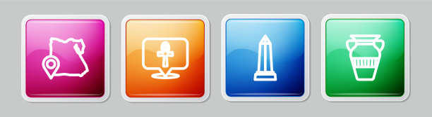 设定埃及十字方尖碑线地图图片下载