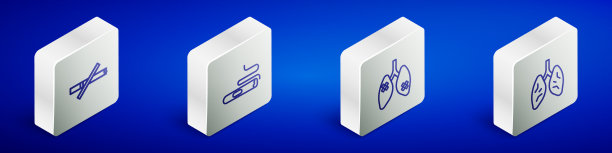 设等距线，不吸雪茄病肺图片下载