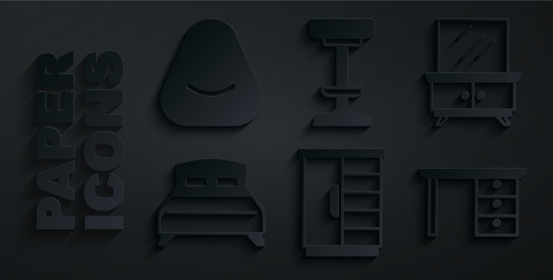 设置衣柜梳妆台大床办公桌图片下载