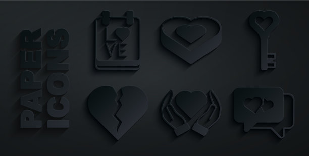 定心在手键心形破碎还是图片下载