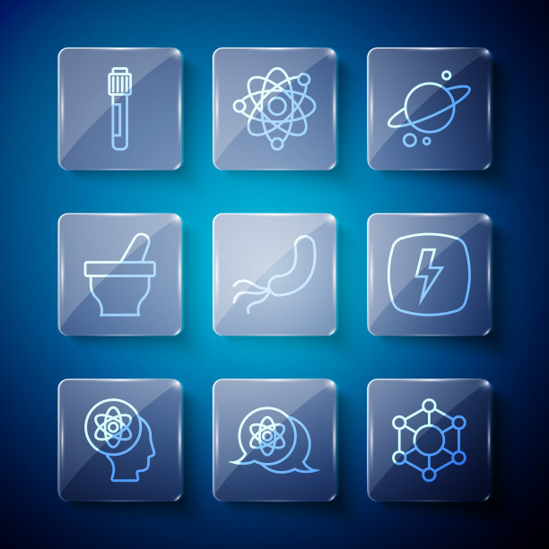 设定行原子分子行星土星细菌图片下载