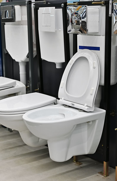 家居用品店的抽水马桶图片下载