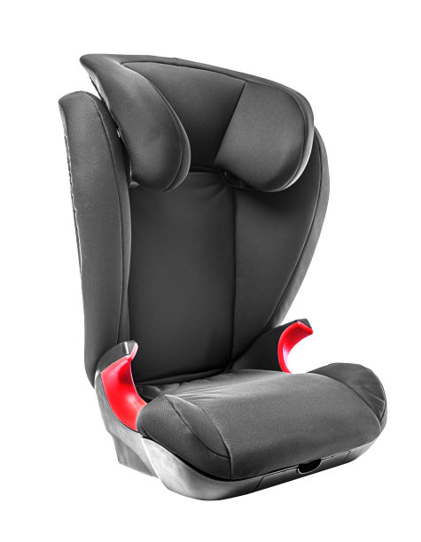 白色背景的婴儿汽车座椅。图片下载