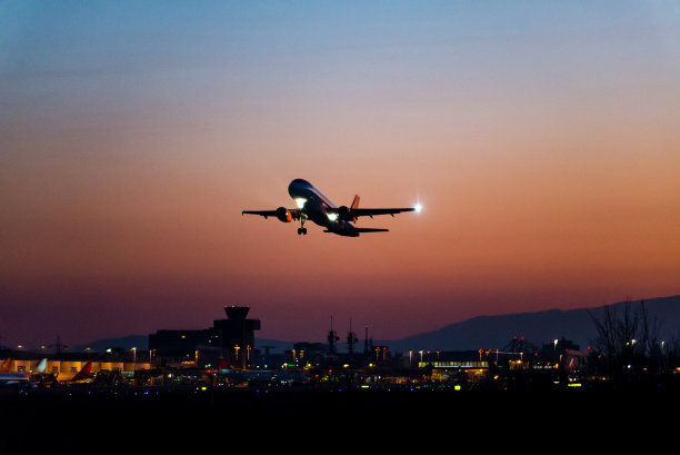 飞机起飞图片下载