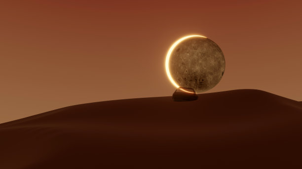 独自在日食时刻图片下载