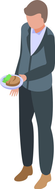 食品评论家图标等距安全图片下载