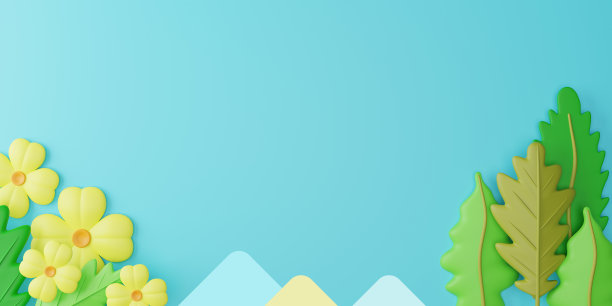 3 d渲染。春季大甩卖的横幅上有美丽多彩的花朵。可用于模板、横幅、墙纸、传单、邀请函、海报、宣传册、优惠券折扣。图片下载