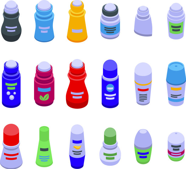 滚上除臭图标集等距spa图片下载