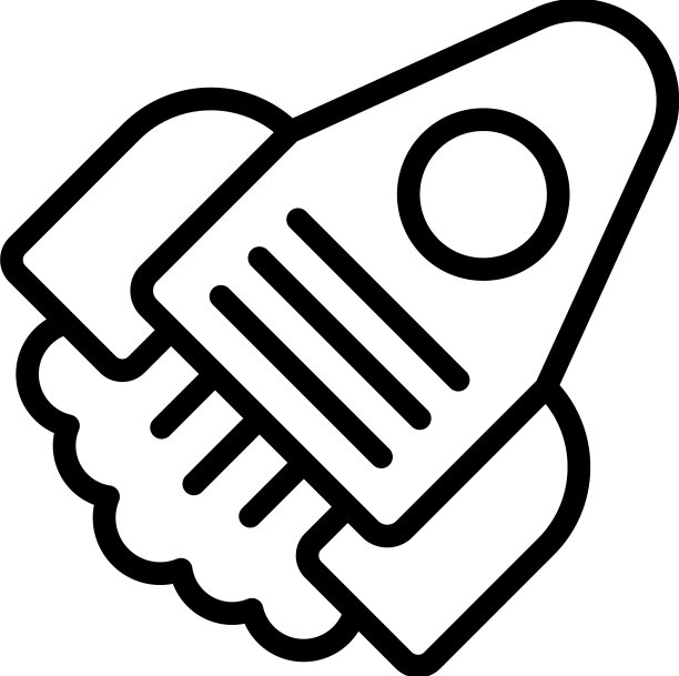 火箭关键点图标轮廓主图图片下载