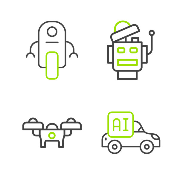 设置自动线智能汽车和无人驾驶机器人图片下载