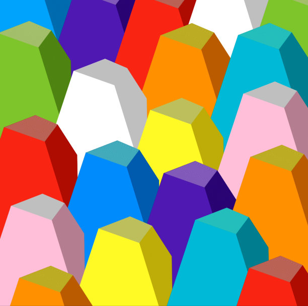 彩色方块背景图片下载