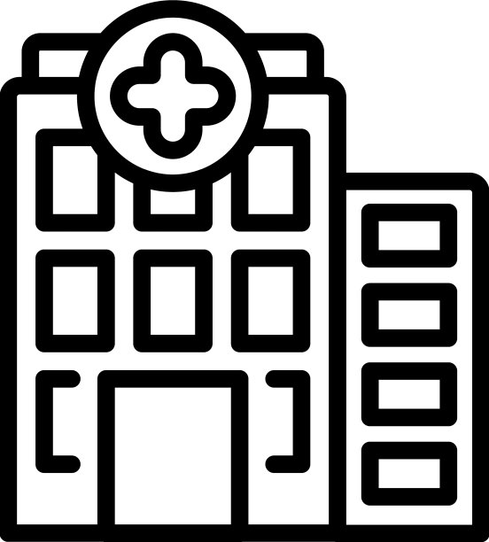 医院图标勾勒办公室健康图片下载