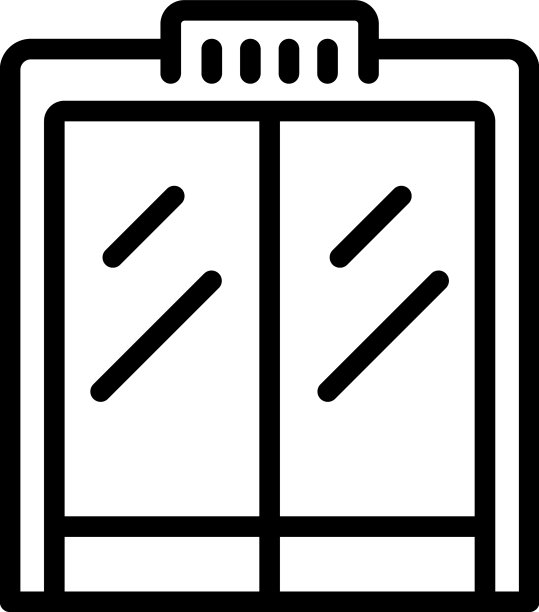 电梯门套图标轮廓木制内部图片下载