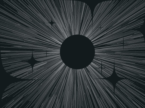 宇宙黑洞在黑暗背景下图片下载