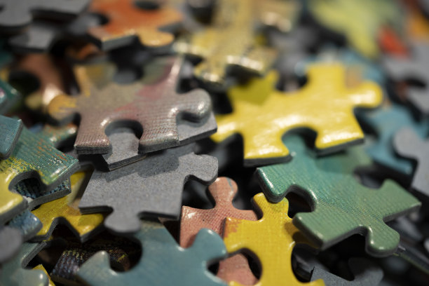 特写拼图图片下载