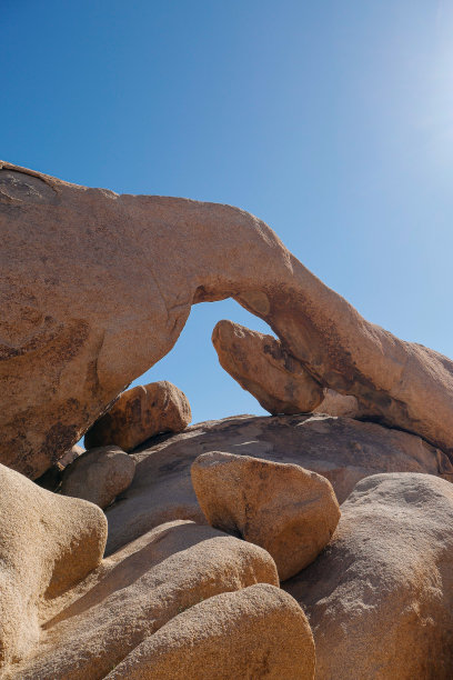 约书亚树国家公园的拱门(加利福尼亚)图片下载
