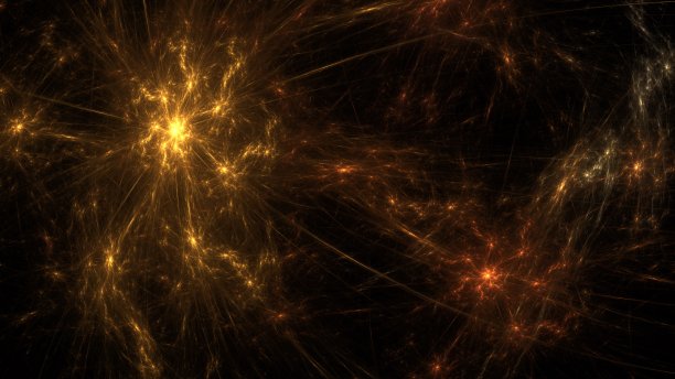 数字抽象背景。云技术，大数据计算，发光元素。三维演示图片下载