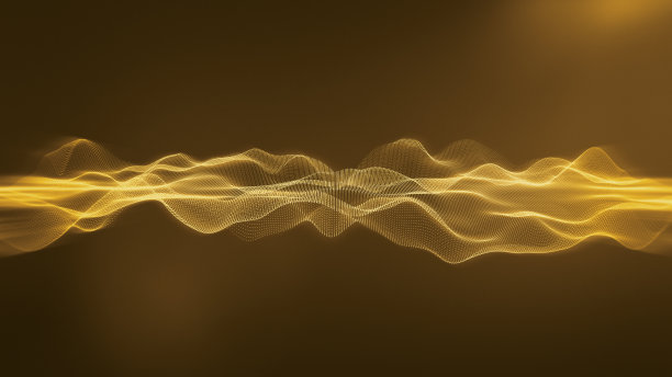 宇宙中的黄金数据在抽象背景上的虚拟现实。图片下载