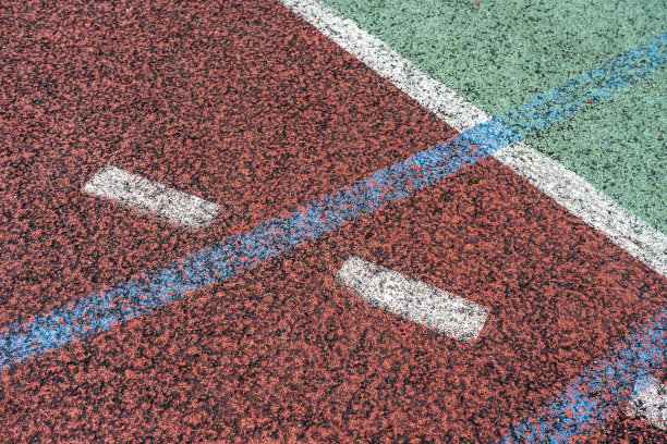 近距离的篮球场，线，颜色。抽象，最小背景图片下载