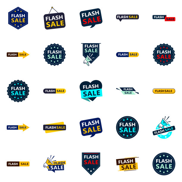 25个多功能和可编辑的设计在闪光图片下载