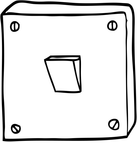 卡通灯开关图片下载