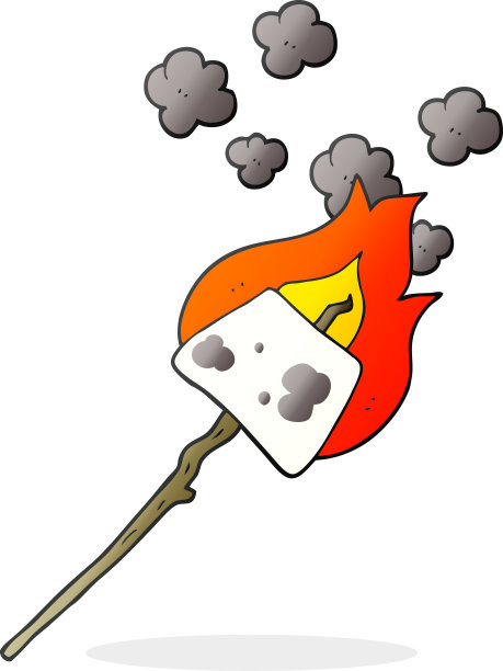 手绘卡通棉花糖棒图片下载