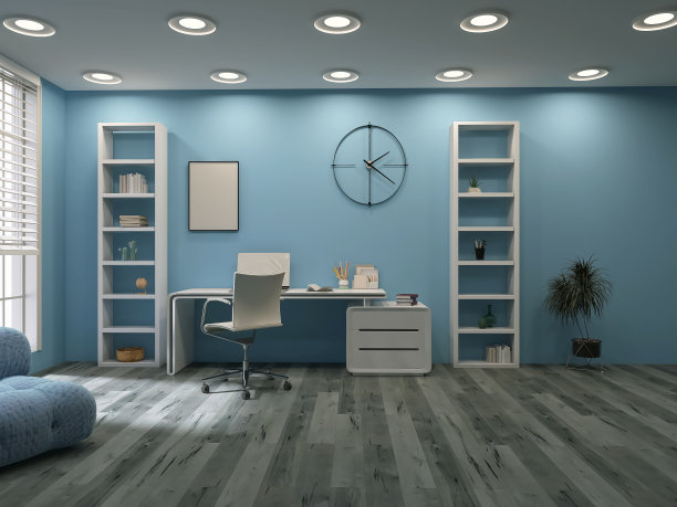 工作台、机房设计3d渲染、3d插画图片下载