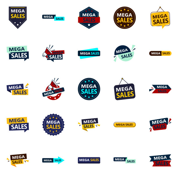 大型销售25个多功能横幅为所有你图片下载