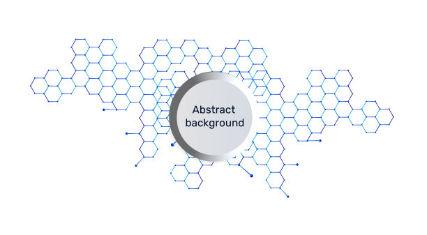 抽象的背景和几何图案与连接点和线。网络概念，互联网连接和全球传播概念，科学和分子背景图片下载
