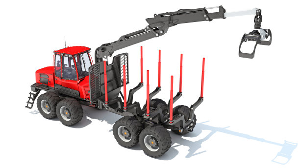 林业转发器三维渲染在白色背景图片下载