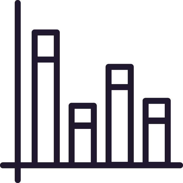 白色背景上的向下单线图标。高品质可编辑笔触，适用于移动应用程序、网页设计、网站、在线商店等图片下载
