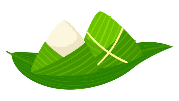 包好的粽子。端午假期。中国端午节的传统食品。图片下载