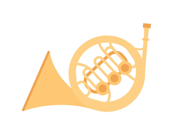 弧形喇叭概念图片下载