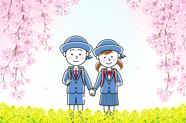 新来的学生男孩和女孩图片下载