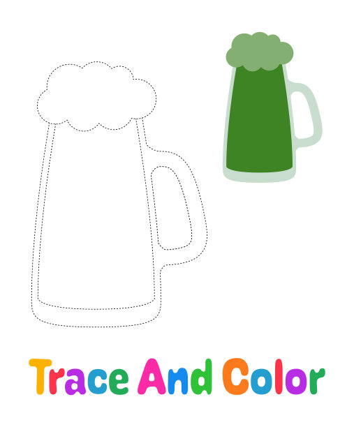 儿童啤酒追踪工作表图片下载