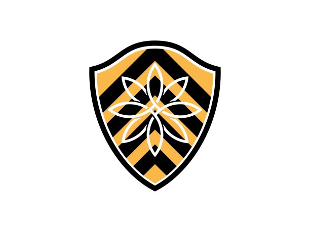 带箭和花的盾牌图片下载