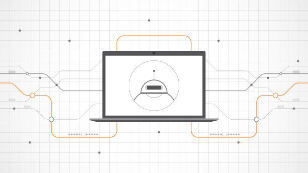 笔记本电脑技术背景摘要。Ai人工智能技术图片下载