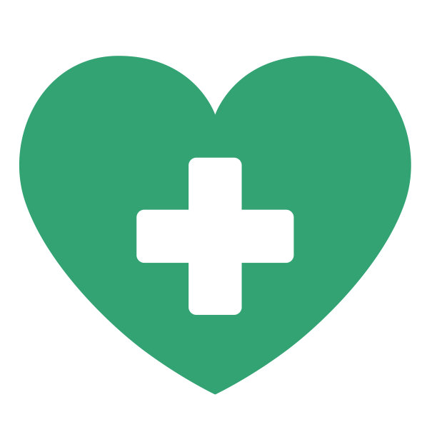 十字心脏急救图标图片下载